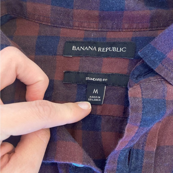 EUC Banana Republic Men’s Cotton Button Down Shirt 👔 - Picture 3 of 4